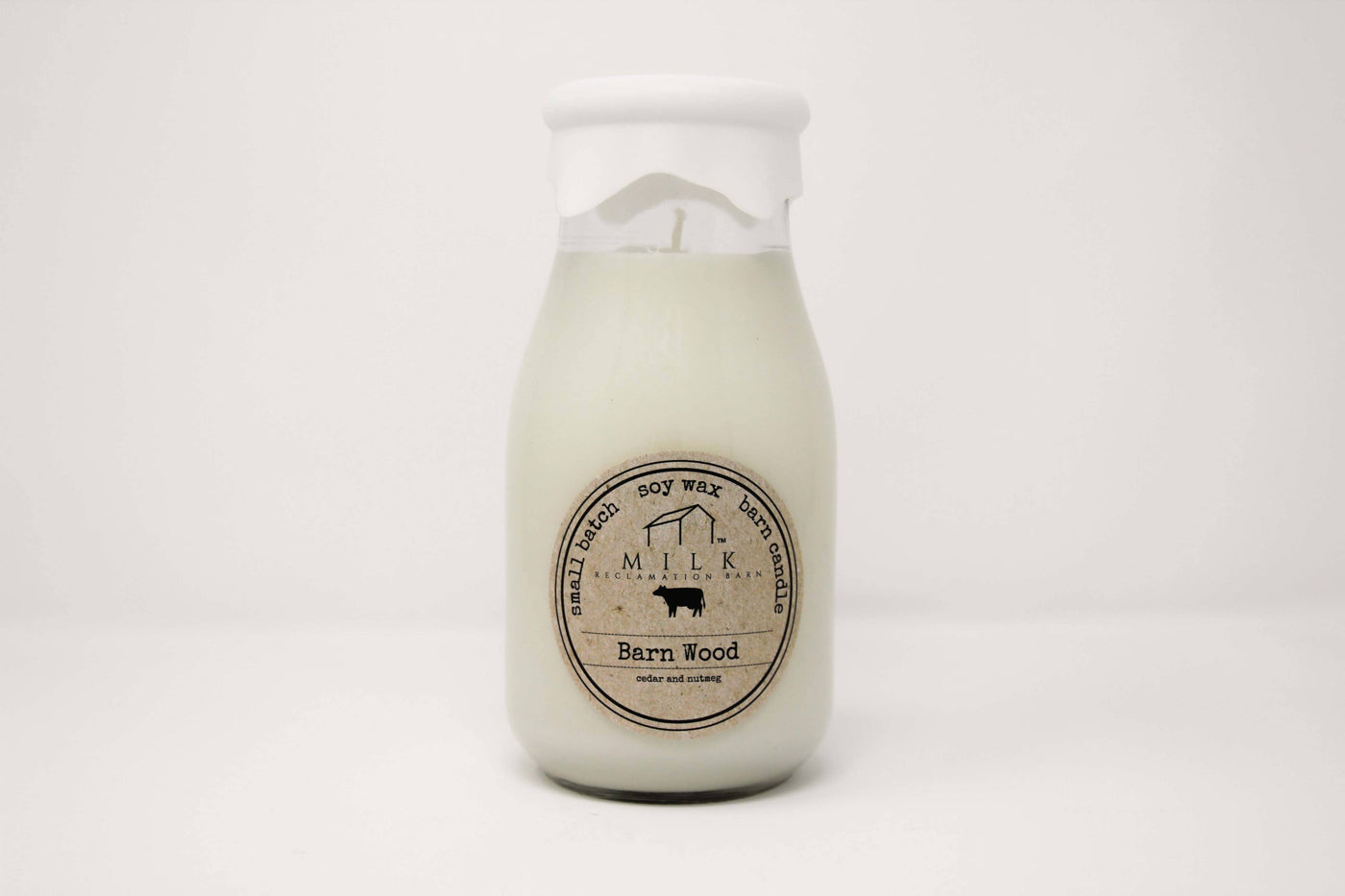 Milk Bottle Mistletoe Memories Soy Candle