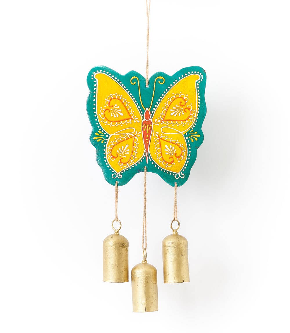 Henna Treasure Bell Chime - Butterfly