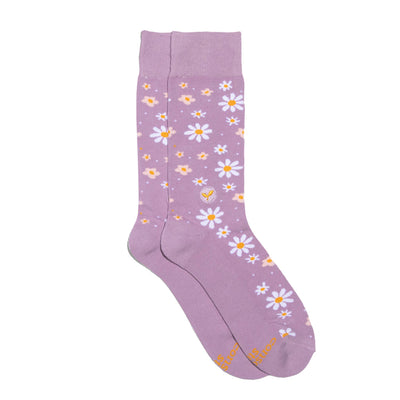 Socks that Plant Trees (Lavender Daisies