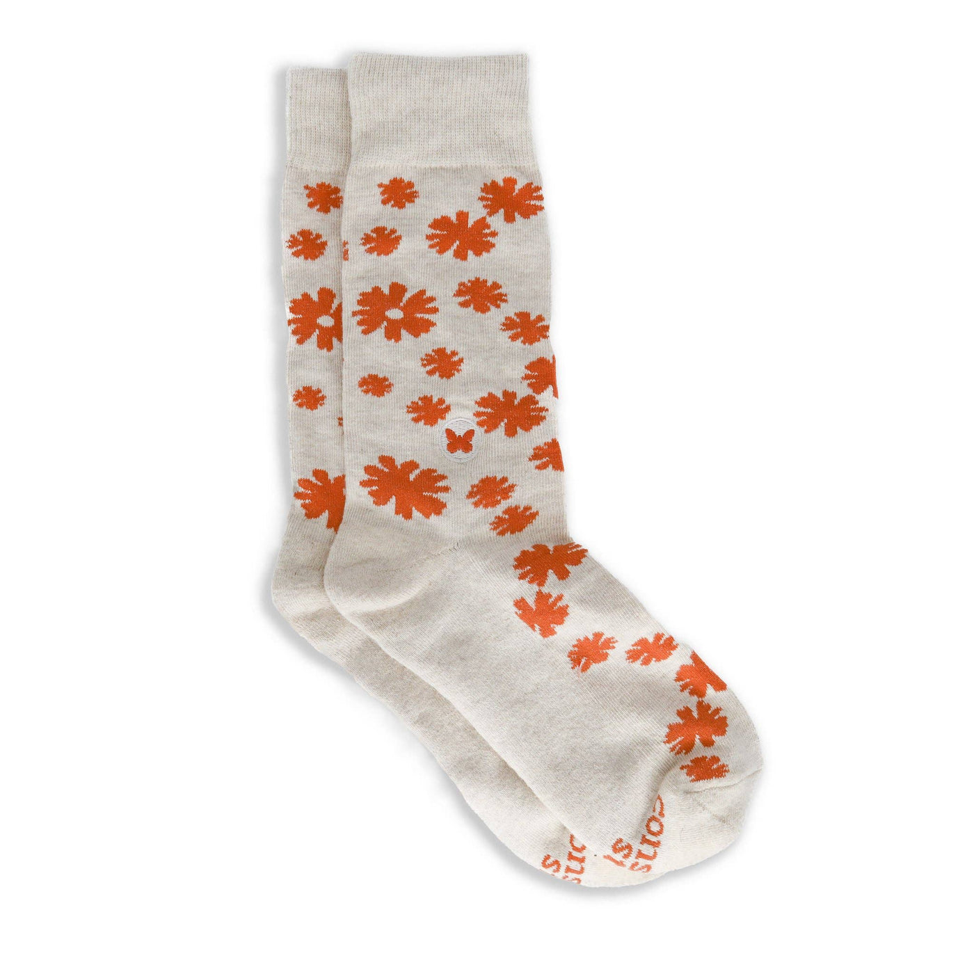 Socks that stop Violence against Women (Floral)