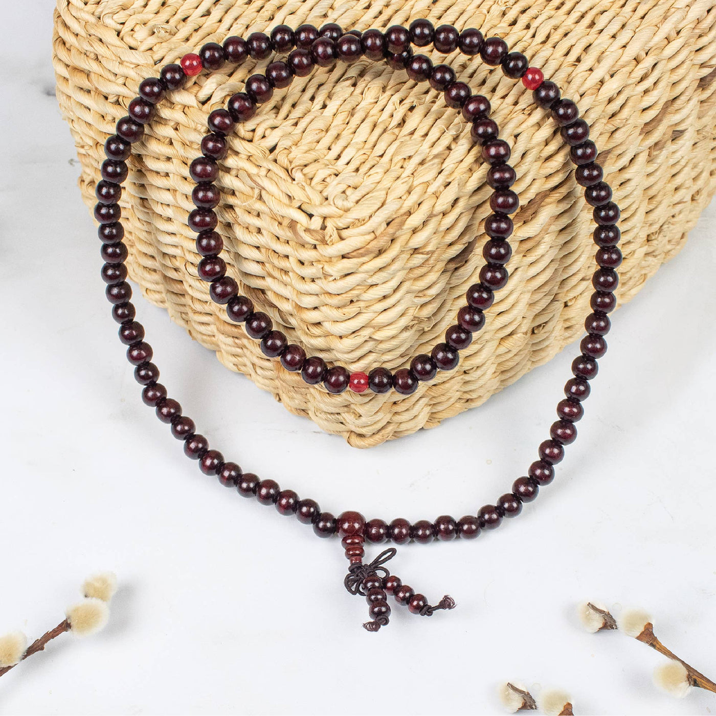 Mala Meditation 108 Bead Necklace - Prayer