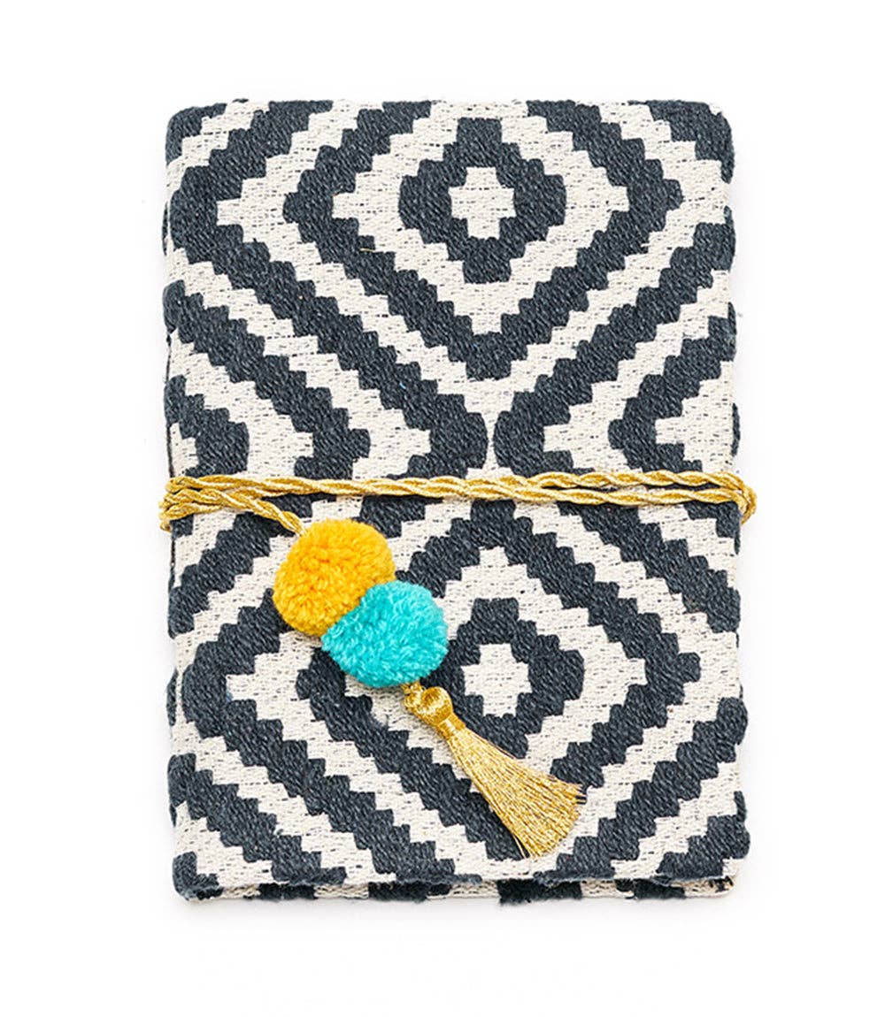 Hana Pom Pom Journal - Black Diamond – The Iron Cactus of Kingston, NH