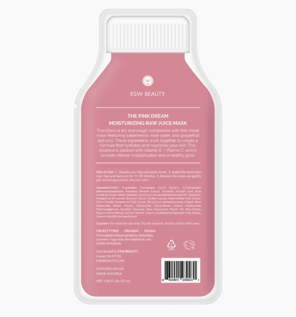 The Pink Dream Moisturizing Raw Juice Mask