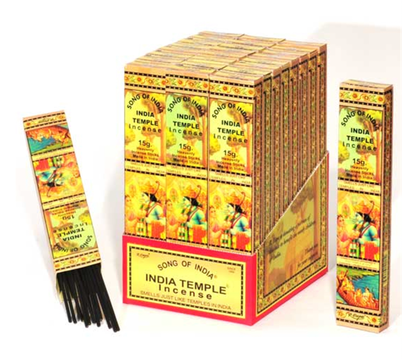 INDIA TEMPLE INCENS - 15G