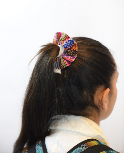 Manta Cotton Hair Scrunchies Woven Multicolored