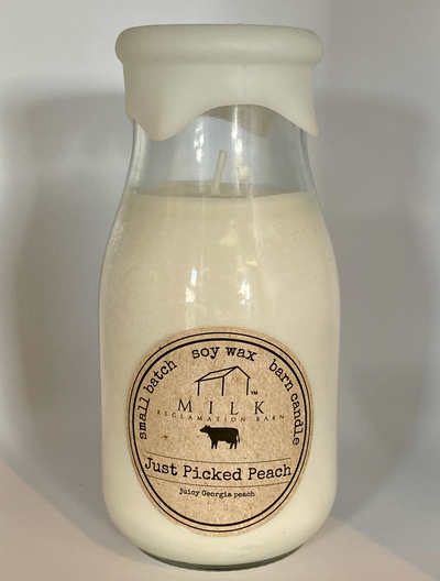 Milk Barn - Just Picked Peach Soy Candle
