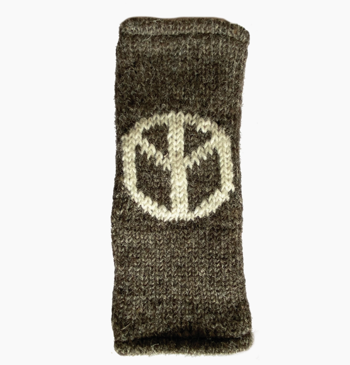 Hand Warmer Fingerless Gloves - Peace