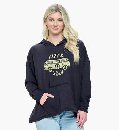 Hoodie Sweatshirt - Hippie Soul Van Life