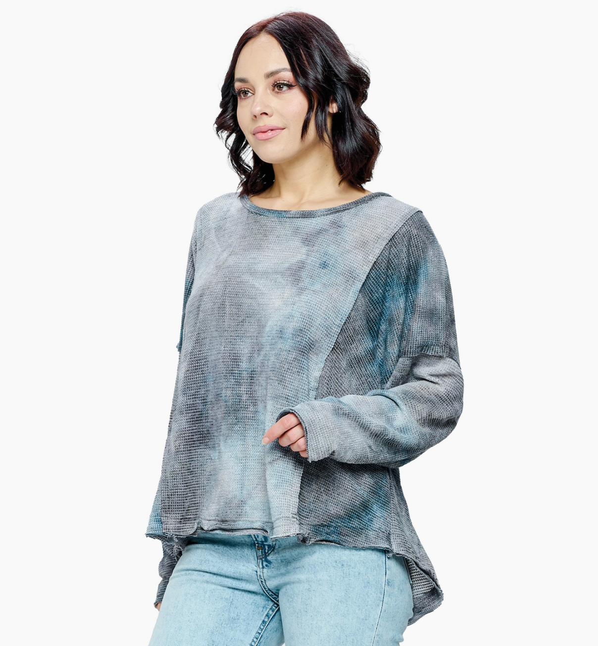 Pullover Tie Dye Loose Fit Sweater
