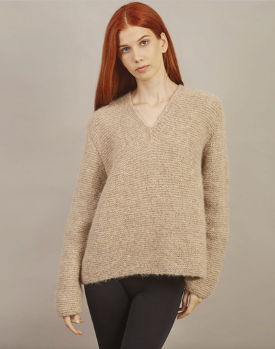Paulina Sweater Handmade Alpaca Fur