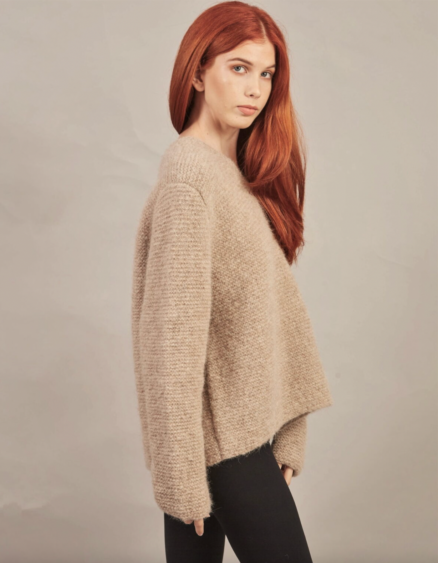 Paulina Sweater Handmade Alpaca Fur