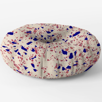 Kaleiope Studio Muted Terrazzo Floor Pillow Round