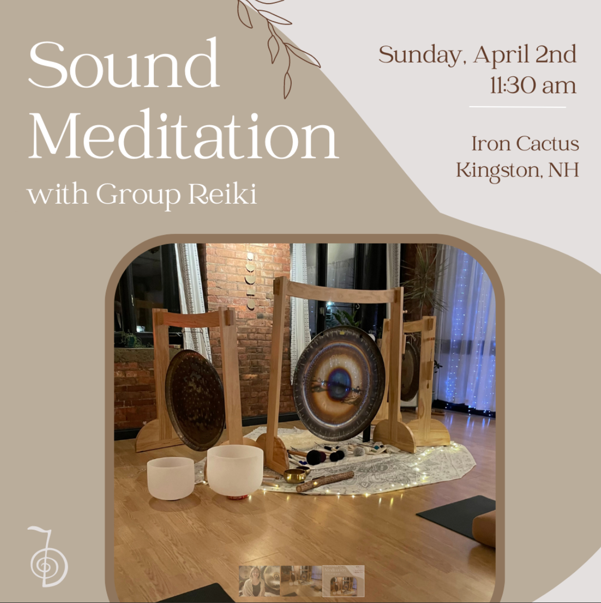 Sound Meditation with Group Reiki - Sun, May 7th @ 11:15 AM-12:15 PM