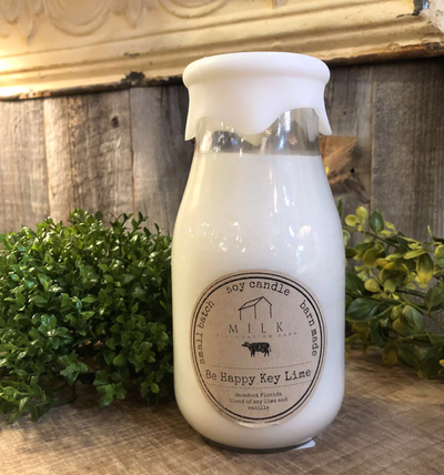 Milk Barn - Be Happy Key Lime Soy Candle