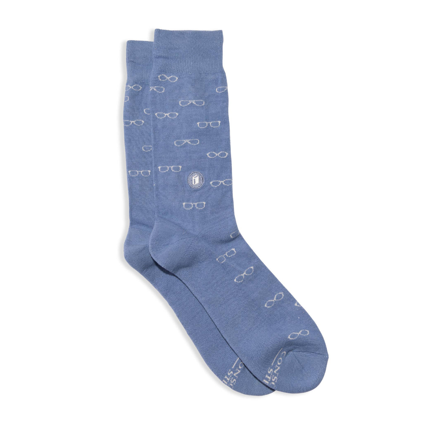 Socks that Give Books (Blue Glasses)