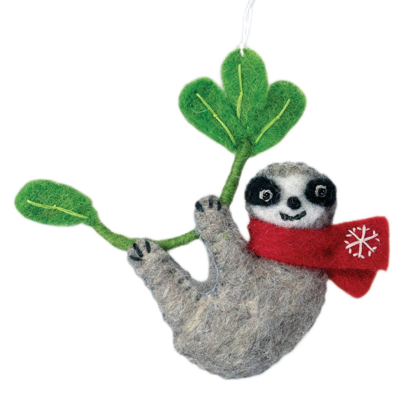 Snowflake Sloth Ornament